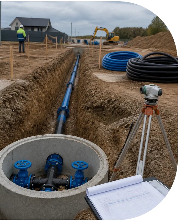 Проектирование наружных сетей водоснабжения в Ефремах