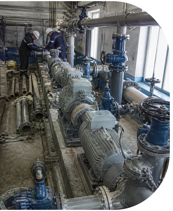 Реконструкция насосной станции водоснабжения в Ефремах