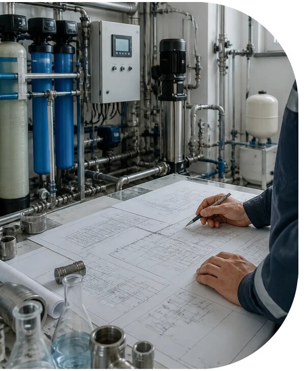 Проектирование системы водоочистки для дома в Ефремах